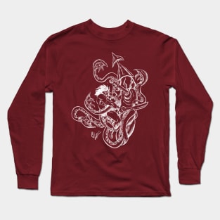 Versus the Kraken (white) Long Sleeve T-Shirt